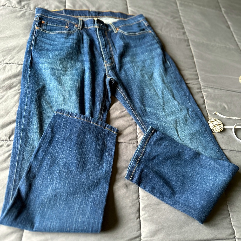 Levi's Blue Straight Jeans Classic Style